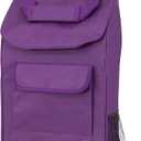 dbest products Trolley Dolly Purple Foldable Shopping cart for Groceries with Wheels and Removable Bag and Rolling Personal Handtruck Standard, 1 unit