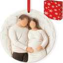 3D Expecting Baby Christmas Ornament 2026 for New Parents - Pregnant Announcement Gifts for Husband Grandparents Family Aunt - Baby Announcements Ideas Gifts for Expecting Parents to Be 2026