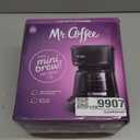 Mr. Coffee 5-Cup Mini Brew Switch Coffee Maker, Black