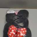 EUICAE Mouse Ears Headband Adult Headband Mouse Costume Solid Back Red Pink Bow for Girls Boys Birthday Party Theme Park Costume Play Celebration Pack of 12 (Black & Red & Pink)