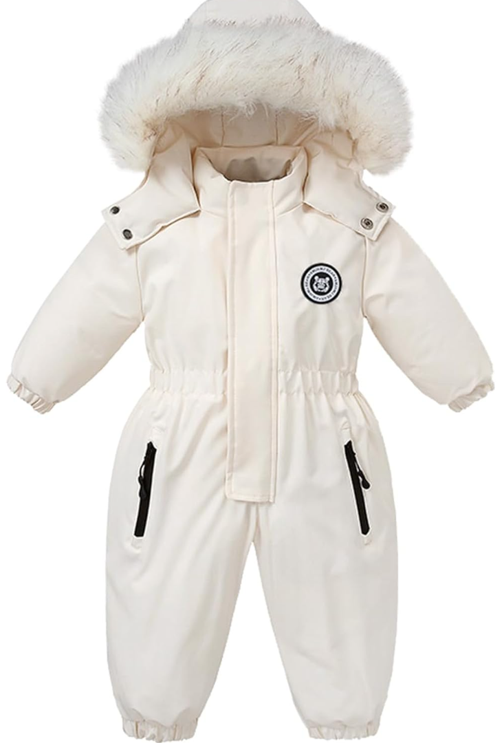 Baby Boy Snowsuit Toddler Winter Girl Jacket Coat Clothes Kid Snow Suits Outfits 90 cm