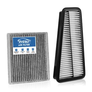 2 x Engine+Cabin Air Filters Set Fit for 2023-2025 Honda Accord 2.0L Hybrid, 2023-2025 CR-V CRV 2.0L Hybrid(All only for 2.0 hybrid, Not 1.5L), Air Filter With Activated Carbon Replace CF10134 172206MAJ01