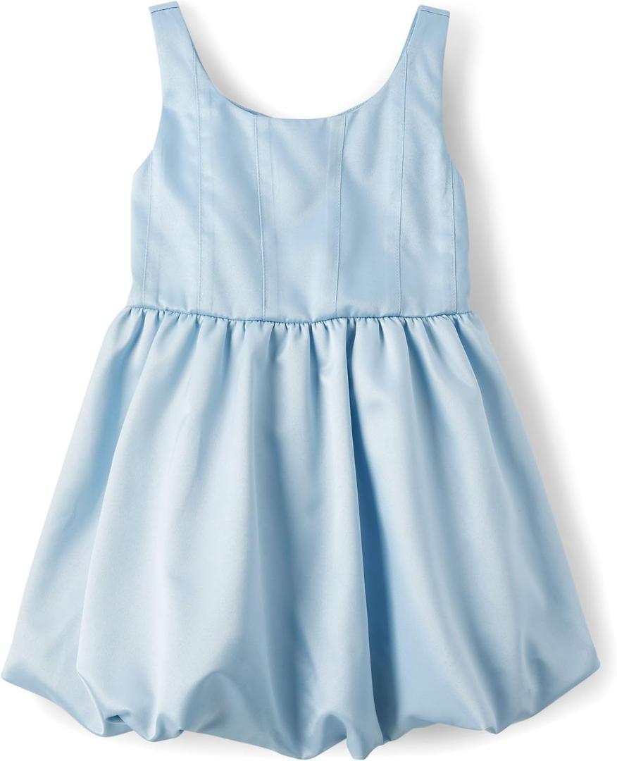 The Children's Place Girls' Sleeveless Dressy Bubble Hem Dress, Size 10