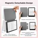 SESENSE Detachable Magnetic Case for 6'' Kindle 2024 and 2022 (11 Generation), Slim PU Shell Cover Case with Auto Wake/Sleep, Book Shop