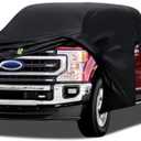 Truck Cover Waterproof All Weather, 6 Layers Pickup Cover Fit for Ford F150, Chevrolet Silverado 1500, Gmc Sierra, Ram 1500, Toyota Tundra (T4 Fit Truck Length Up to 250 inch)
