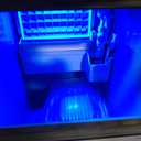 VEVOR 110lbs/24H Commercial Ice Maker Machine with 2 Water Inlets, 36 Ice Cubes in 15 Minutes, with 28lbs Large Storage Capacity for Bar Office Restaurant, with LED Digital Display & Self-Cleaning