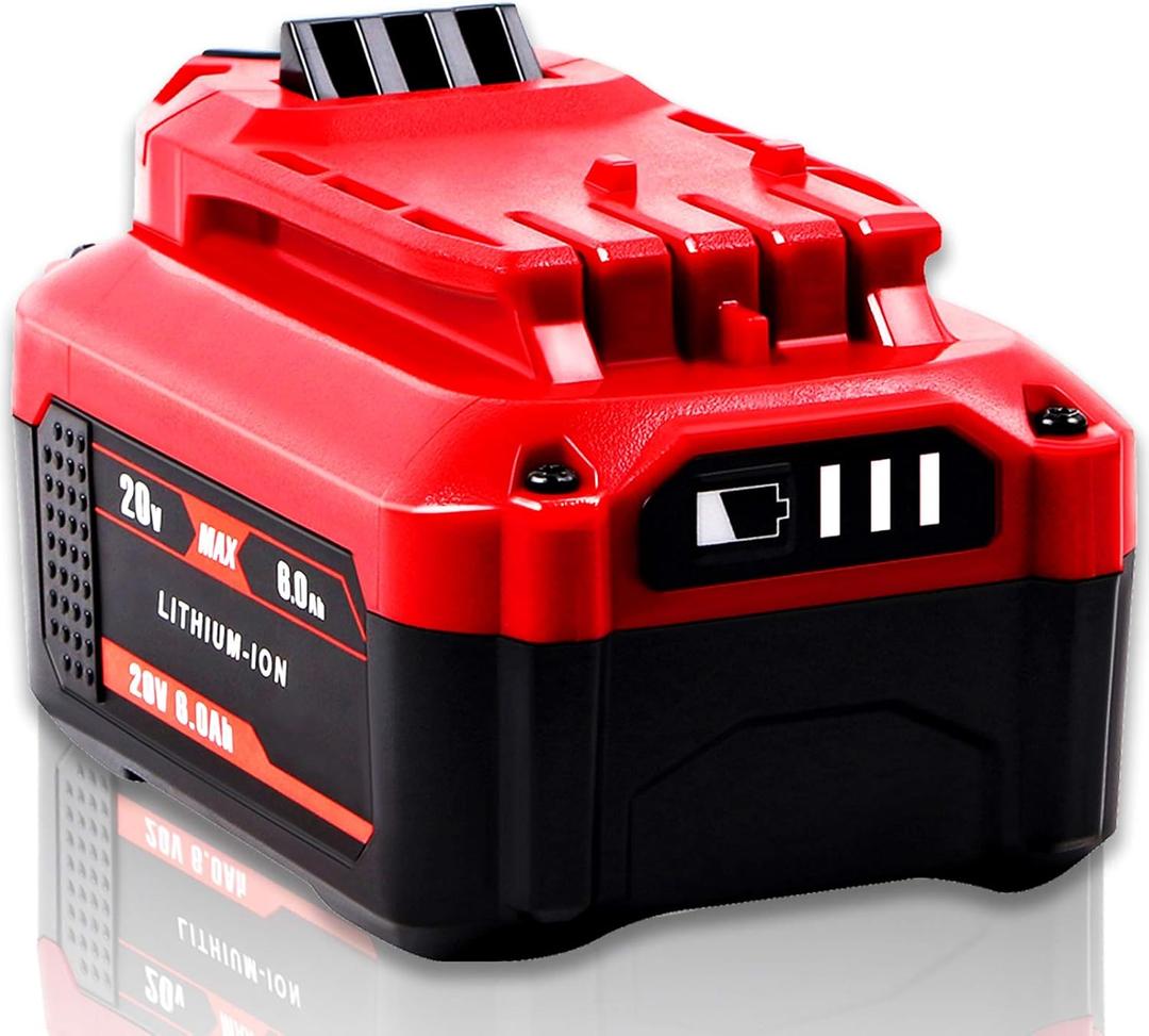 3RD-Upgrade 6.0Ah 20V Replacement Battery for V20 Craftsman 20V Battery MAX CMCB204 CMCB202 CMCB201 CMCD700C1 CMCS500B (All of V20 Cordless Tool Series) High Capacity