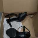 Naturalizer Womens Brenta Heeled Sandal Black 6.5 W Used