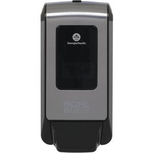 Pacific Blue Ultra Wall-Mounted Manual Dispenser for Foaming Hand Soap and Hand Sanitizer by GP PRO (Georgia-Pacific), Brushed Stainless, 53060, 11.5" W x 5.6" D by 4.4" H