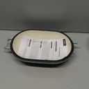 Enameled Cast Iron Dutch Oven for Sourdough Bread Baking,9 x 5-4/5 Inch Oval Cast Iron Bread Pan with Lid,Dutch Oven for Homemade Sourdough Baking,2.8QT Meatloaf Pan,Oven Safe (Sage Green)