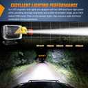 Nilight Boat Spotlight 60W 5000LM Magnetic LED Light 12V-24V Offroad