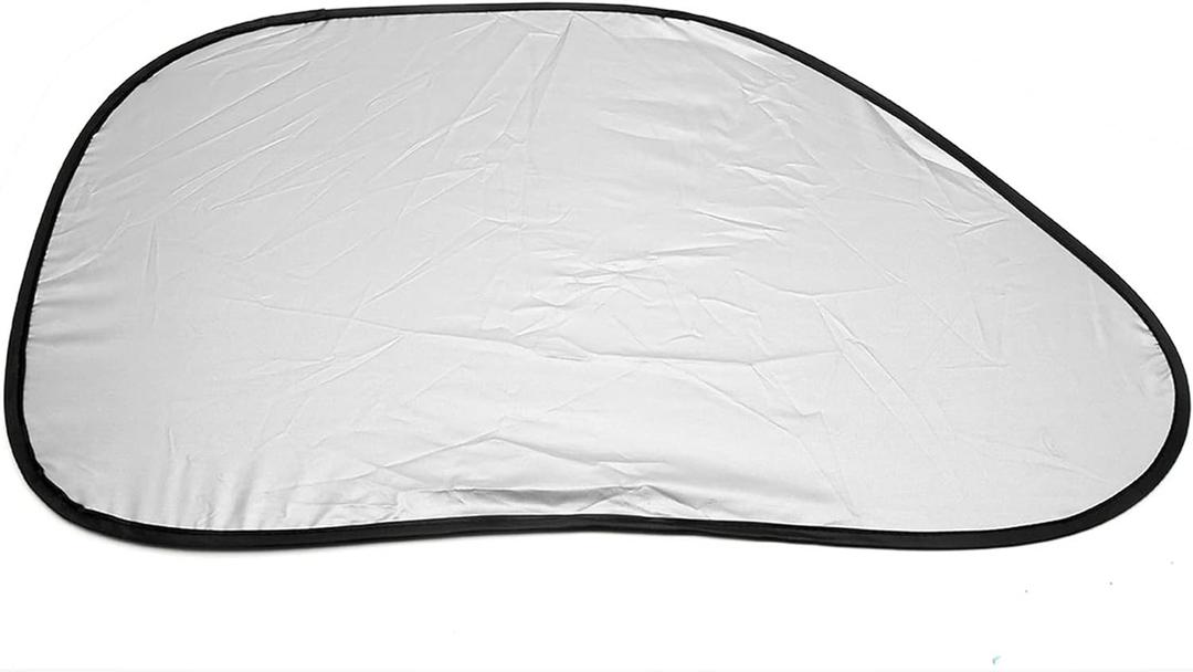 uxcell Car Side Front Window Foldable Sunshade Visor Cover Heat Insulation 2PCs