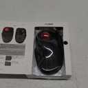 ELECOM HUGE Trackball, 2.4GHz Wireless USB, Index Finger Control, Customizable 8-Button, Large Soft Palm Rest, 52mm Ball, Windows PC Mac (M-HT1DRBK)