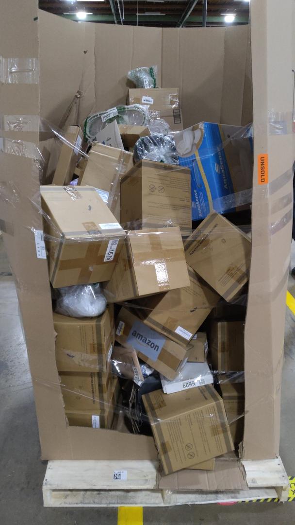 Pallet full of mixed items