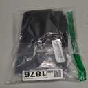 ChrisDowa Small Window Curtains 40 inches Long for Bedroom - Grommet Short Thermal Insulated Room Darkening Curtains for Kitchen (1 Panel, Black, 29 x 40 Inch)