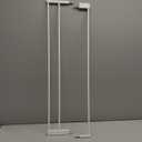 34" Extra Tall Baby Gate for Stairs, Auto Close Stroller Friendly Dog Gate Indoor for Doorways, Pressure Mounted 29"-40" Wide Baby Gate, Easy Walk Through Gate for Children & Pets, White