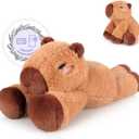 Heatable & Coolable Capybara Stuffed Animal, Microwave Heating Pad Plushies for Soothing & Relaxation, Stuffed Capibara Plush Toys for Stress Relief, Capybara Gifts for Girls & Boy