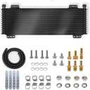 Transmission Cooler 40,000 GVW Trans Cooler Low Pressure Drop LPD47391 with Mounting Hardware 47391 Black