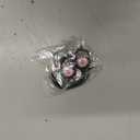 Pink Rose Necklace and Earrings