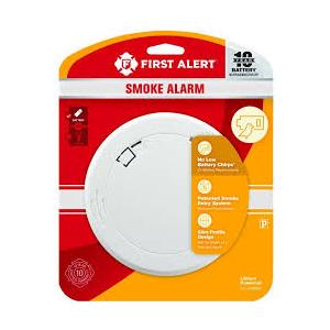 FIRST ALERT SMOKE ALARM SLIM BATTERY