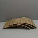 ELYKEN 13 Inch Mini Christmas Tree Collar, Seagrass Woven Xmas Tree Skirt for Artificial Trees, Rustic Farmhouse Wicker Tree Base Cover with Cord Cut-Out for Home Decor