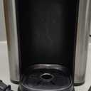 Horavie Single Serve Coffee Maker for K-Cup Pod & Grounds, Hot & Iced Coffee Maker, Strong Button Feature, 6 to 14oz Brew Sizes, 50oz Removable Reservoir, Fit 6.5" Mugs, Stainless Steel, Black