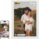 21.5" WiFi Digital Picture Frame, Large Wall Mounted Family Photo Display