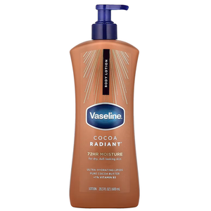 Vaseline, Cocoa Radiant®, Body Lotion, For Dry, Dull-Looking Skin, 20.3 fl oz (600 ml), Pack of 3 
