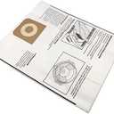 Pack 6 Vacuum Bags For Craftsman 16 to 20 gallon Shop Vac and Ridgid 16 Gal Shopvac Dust Collection Bags, CMXZVBE38749 Replacement Parts Accessories Kit