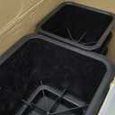 Bed Risers 8 inch Heavy Duty,Elevation in Heights 3, 5, 8 InchAdjustable Furniture Risers for Chair Table and Desk Legs Lifting (6 Pack,Black)