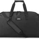 Halfday Convertible 2-in-1 Garment Duffel Weekender Bag 45L | Wrinkle-Free Travel, Hanging Suit Compartment, Shoe Pockets, Trolley Sleeve. Durable & Water-Resistant Carry-On, Shadow | Travel Duffels