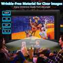 Inflatable Movie Screen Outdoor Projector Screen for Outside 20ft, Blow Up Screens Front and Rear Projection with Air Blower, Best for Movie Nights Backyard Home Theater Pool Party