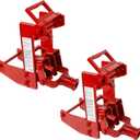 2 Pack Cast Iron Wall Jack, 1000 lbs Heavy Duty Wall Jacks for Framing, Enables One-Person Wall Raise, Save Labor Cost & Back Strain for Construction Professionals, Red