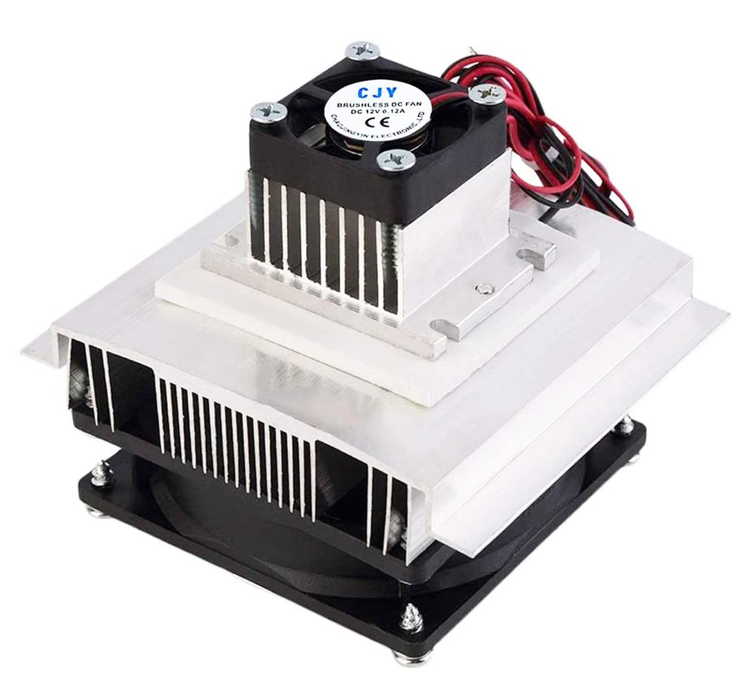 DC 12V DIY Thermoelectric Peltier Refrigeration Cooling System Kit Semiconductor Cooler Heat Sink Conduction Module Fridge Mini Air Conditioner Refrigeration