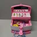 Jewelry Toys for Girls, Adjustable Rings, Bracelets, Necklaces, Butterfly Hair Clips, Toddler Bows, Unicorns Kids Toys Set for Princess Dress Up, Christmas Birthday Gifts, 3 4 5 6 7 8 9+ Year Old Girl