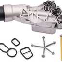 11428585235 11428511391 Alloy Aluminum Oil Cooler Filter Housing Assembly 2014-2024 For BMW 218i 220i i8 Replacement # 11428585235 11428511391