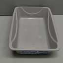 Petmate Litter Pan, Blue/Gray, Small, Made in USA