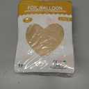 10pcs Beige Heart Balloons - 18 Inch Retro Apricot Heart Shaped Balloons for Baby Shower, Wedding, Valentine's Day Decorations Pack of 14