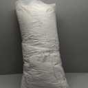 Luxe Linen Organic Cotton Queen Bed Pillows, Shredded Memory Foam Pillows, Adjustable Bed Pillow for Sleeping, 20"x30"Organic Cotton Bed Pillows for Side, Back, Stomach Sleepers（Pack of 1）