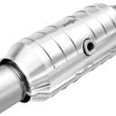 MagnaFlow Catalytic Converter 51356: 2.5"/2.5" Inlet/Outlet, OEM Grade, Universal Fit (Federal/EPA Compliant)