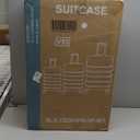 OLIXIS 3-Piece Suitcase Set, Hardside Luggages with Spinner Wheels, Lightweight ABS Hard Shell Travel Luggage, Expandable Carry-On Suitcase with TSA Approved LockWhite(20+24+28 Inch)