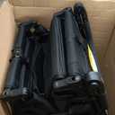 Wagon Stroller for 2 Kids, High Seat & 5 Point Harness, Foldable All-Terrain Wagon for Toddler with Canopy, Parent Organizer, Shoulder Bag, Adjustable Handlebar, Ultimate Double (Black, W2-M)