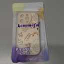 Lovmooful Compatible for iPhone 15 Pro Case Cute Leaves with Love Lens Bumper Protector for Girls Women Soft TPU Shockproof Protective Girly for iPhone 15 Pro-Leaves