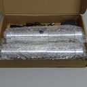 Civaner 2 Pcs LED Bottle Service Lights Strobe Bottle Girl Lights Baton Reusable Rechargeable Service LED Champagne for Bar Club Birthday Weddings Parties(Silver, White Light)