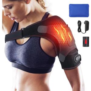 Shoulder Massager, Neck and Shoulder Massager, Shoulder Massager with Heat, Shoulder Heating Pad with Massage, Portable for Travel, Hsa Store Eligible Items, Fsa Eligible Items Only List