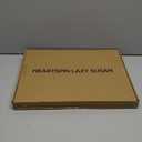 Heartspin Lazy Susan for Refrigerator Organizers and Storage, 14.56''x11'' Clear Fridge Turntable Organization for Kitchen, Cabinet, Pantry, Countertop, Bathroom, Pack of 1