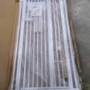 Lumizone Extra Tall Cat Gate 55.12" High Pressure Mounted Extra Wide 2025 New (17 Sizes) 1.37" Gap No Drilling Auto-Close One-Handed Operation Tall Pet Gate for Dogs(White, 55.12" H x 29.92"-34.24" W)