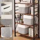OIAHOMY 13 Inch Cube Storage Bins, 3-Pack Cotton Rope Woven Baskets for Organizing, Insert Storage Baskets for Shelves, Baby Nursery, Closet Organizer, 13 * 13 * 12.6IN, Grey & White