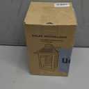 Solar Powered Wall Lanterns Outdoor with 3 Modes, Dusk to Dawn Motion Sensor LED Sconce Lights Waterproof, Exterior Front Porch Security Lamps Wall Mount Patio Fence Decorative Light Fixtures (Black (1 Pack))