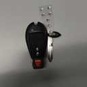 Key Fob Shell Case Replacement Fits for Dodge RAM 1500 2500 3500 Grand Caravan Journey Durango Jeep Grand Cherokee 2010 2011 2012-2017 Keyless Entry Remote Control 3 Button Pad Cover